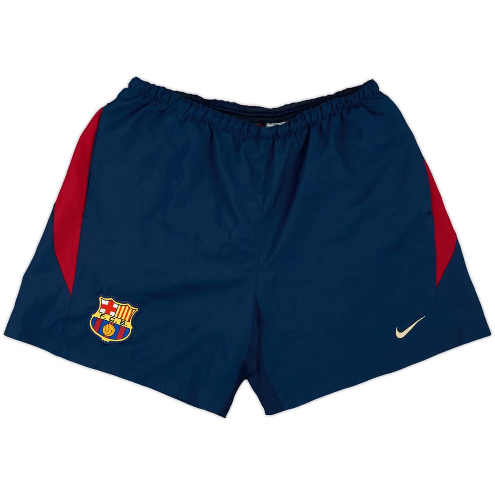 2002-03 Barcelona Nike Training Shorts - 9/10 - (L)