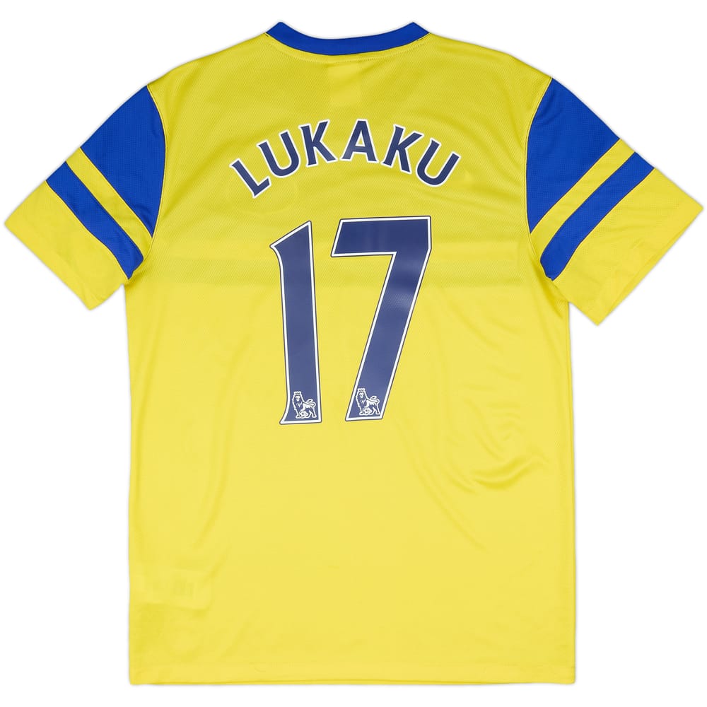 2013-14 Everton Away Shirt Lukaku #17 - 8/10 - (M)