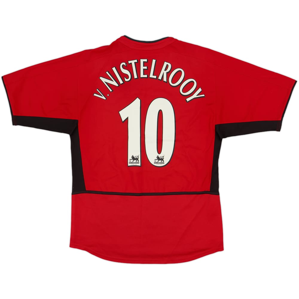 2002-04 Manchester United Home Shirt V.Nistelrooy #10 - 8/10 - (S)