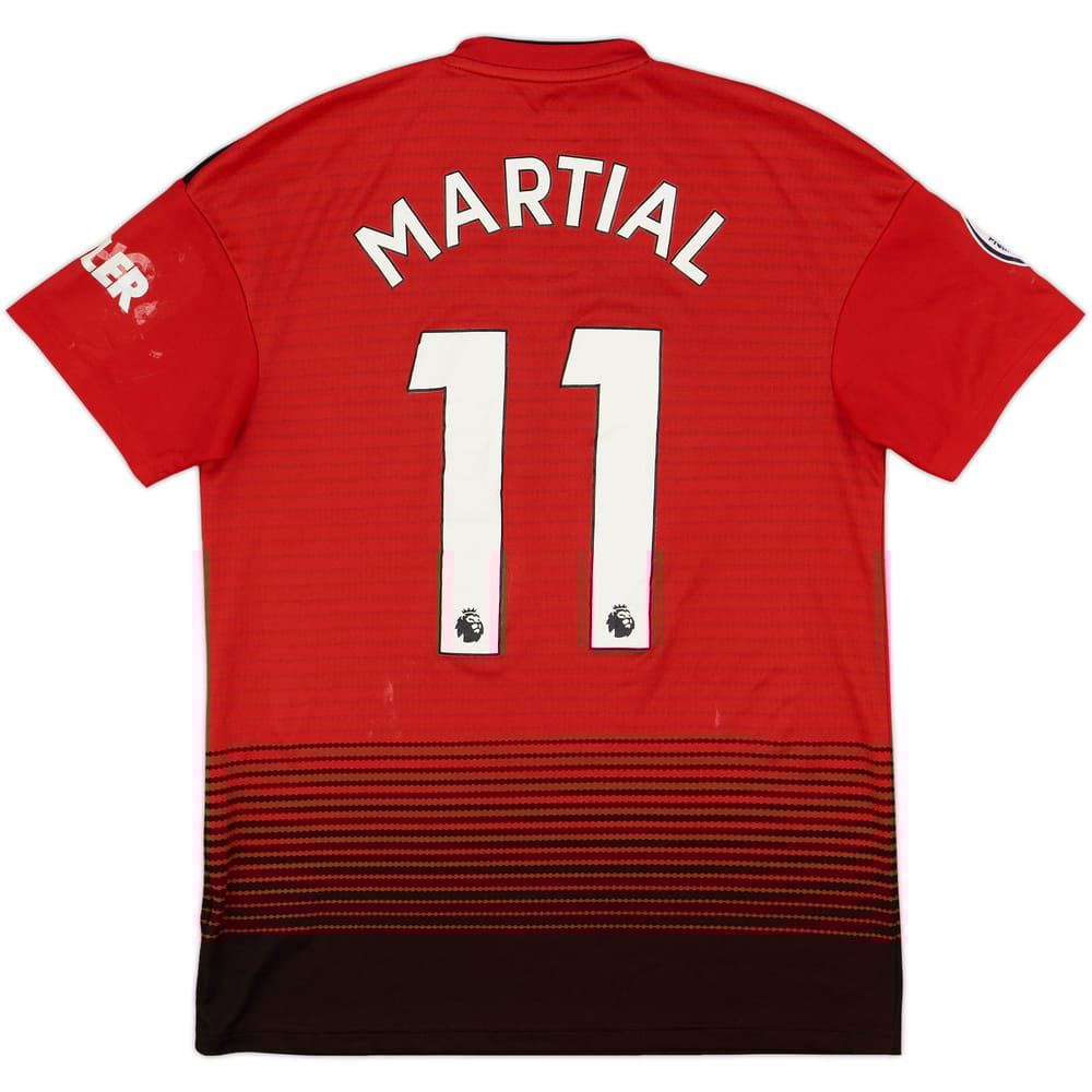 2018-19 Manchester United Home Shirt Martial #11 - 4/10 - (S)