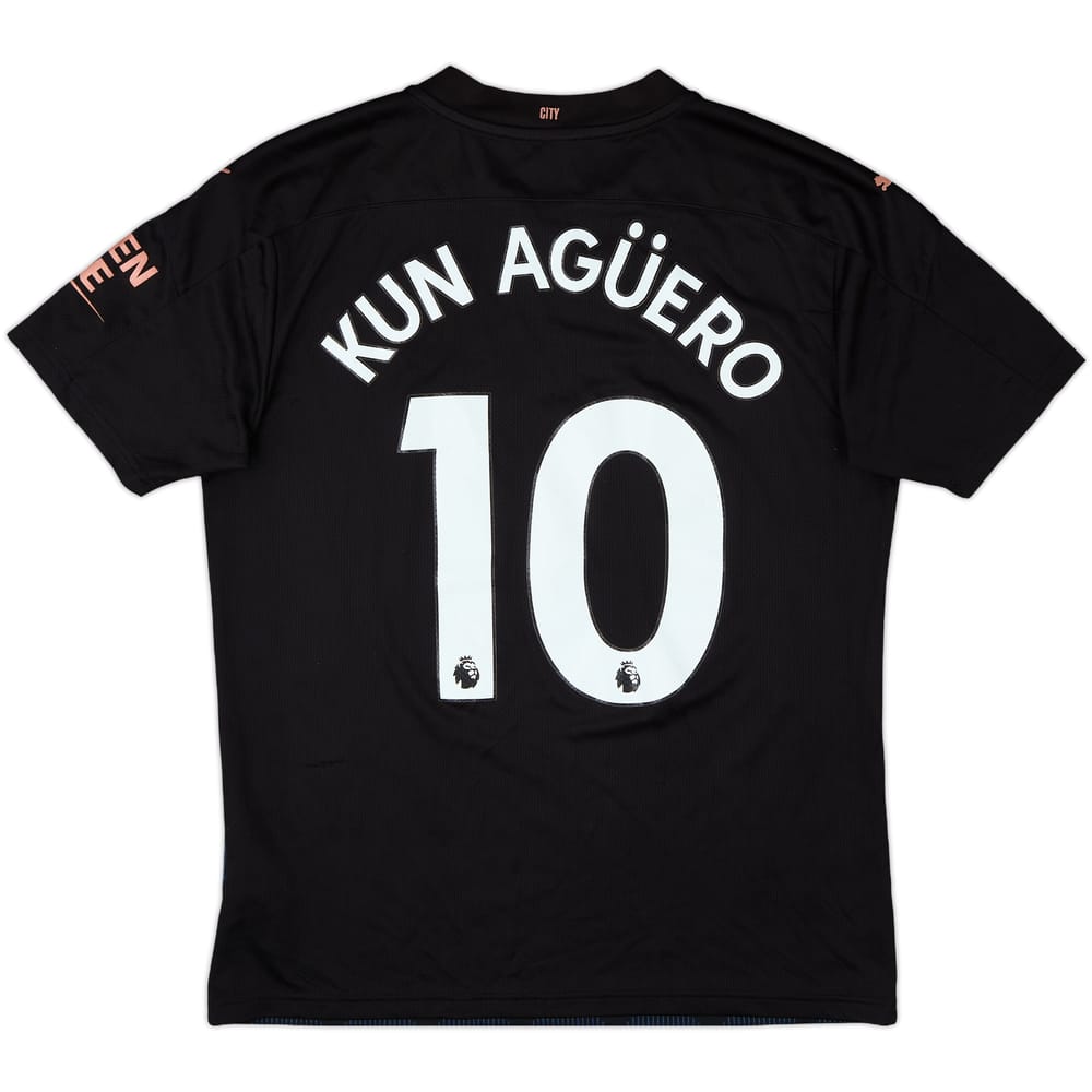 2020-21 Manchester City Away Shirt Kun Aguero #10 - 8/10 - (M)