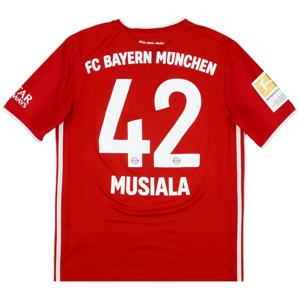 2020-21 Bayern Munich Home Shirt Musiala #42 - 6/10 - (XL.Boys)