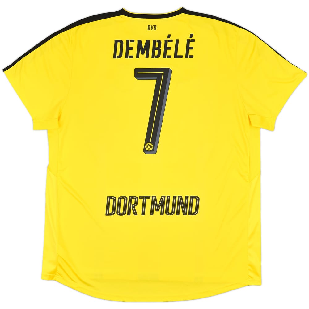 2016-17 Borussia Dortmund Home Shirt Dembele #7- 10/10 - (3XL)