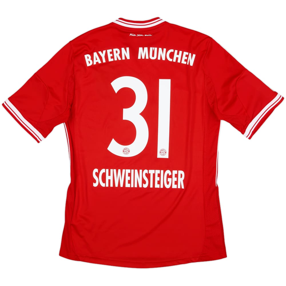 2013-14 Bayern Munich Home Shirt Schweinsteiger #31 - 9/10 - (S)