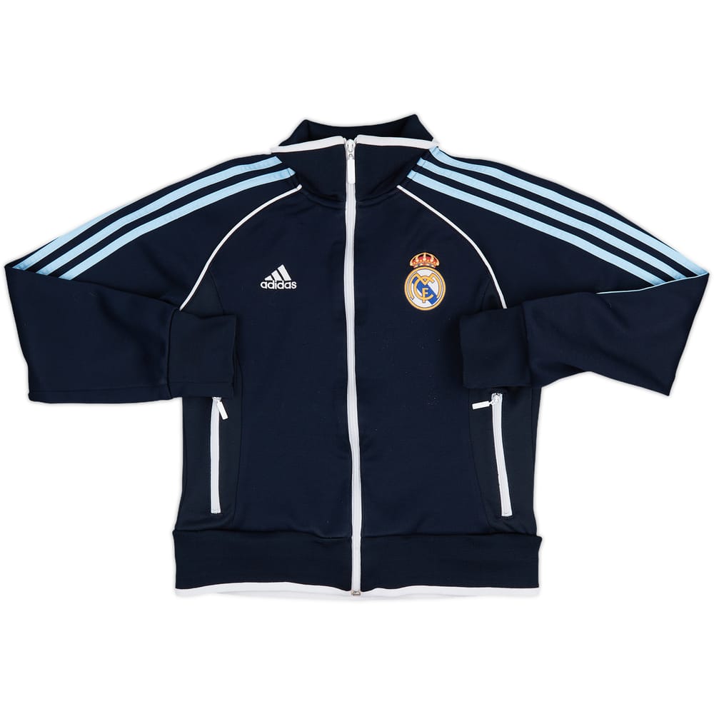 2004-05 Real Madrid adidas Track Jacket #7 - 8/10 - (M.Boys)