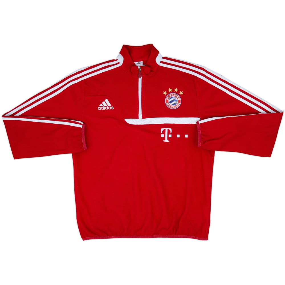 2013-14 Bayern Munich adidas 1/4 Zip Fleece Top - 6/10 - (L)