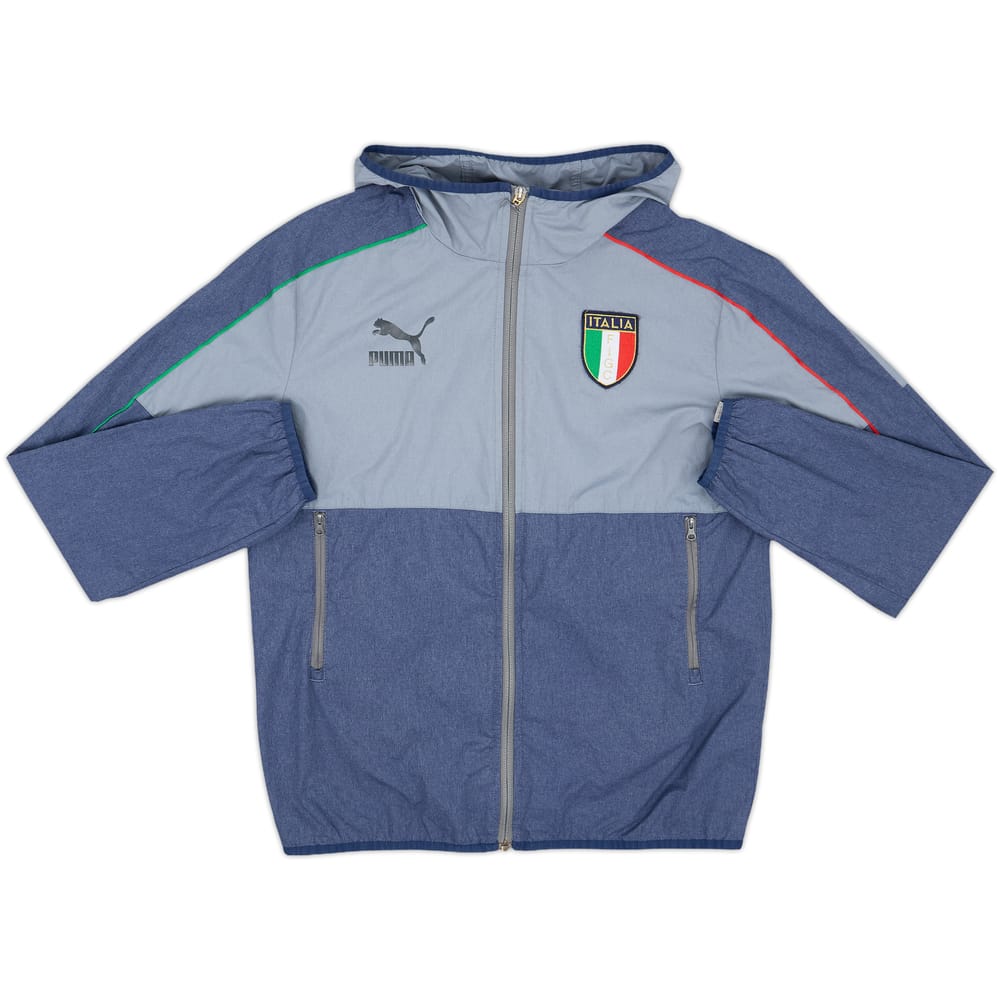 2012-13 Italy Puma Hooded Track Jacket - 8/10 - (M)