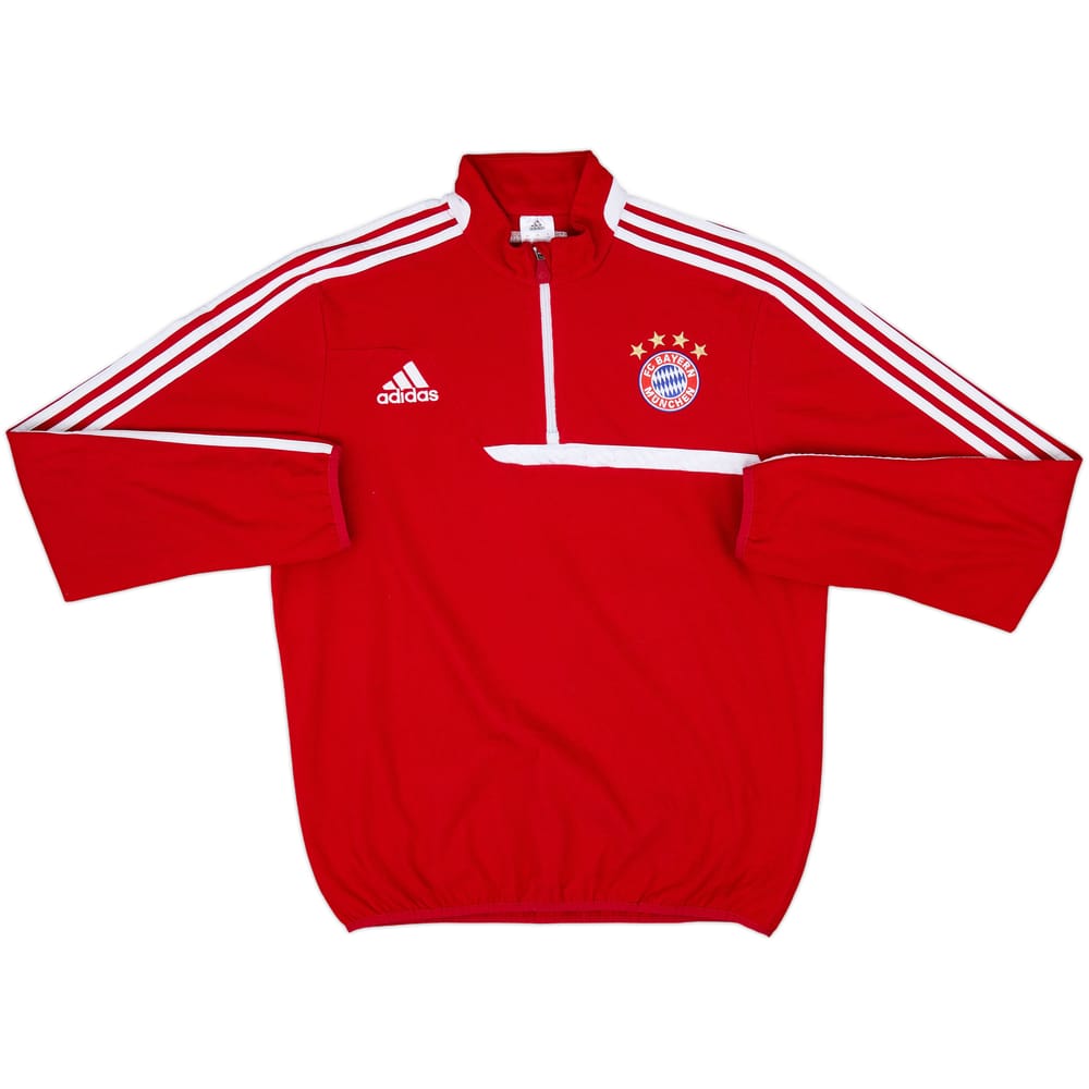 2013-14 Bayern Munich adidas 1/4 Zip Fleece Top - 8/10 - (L)
