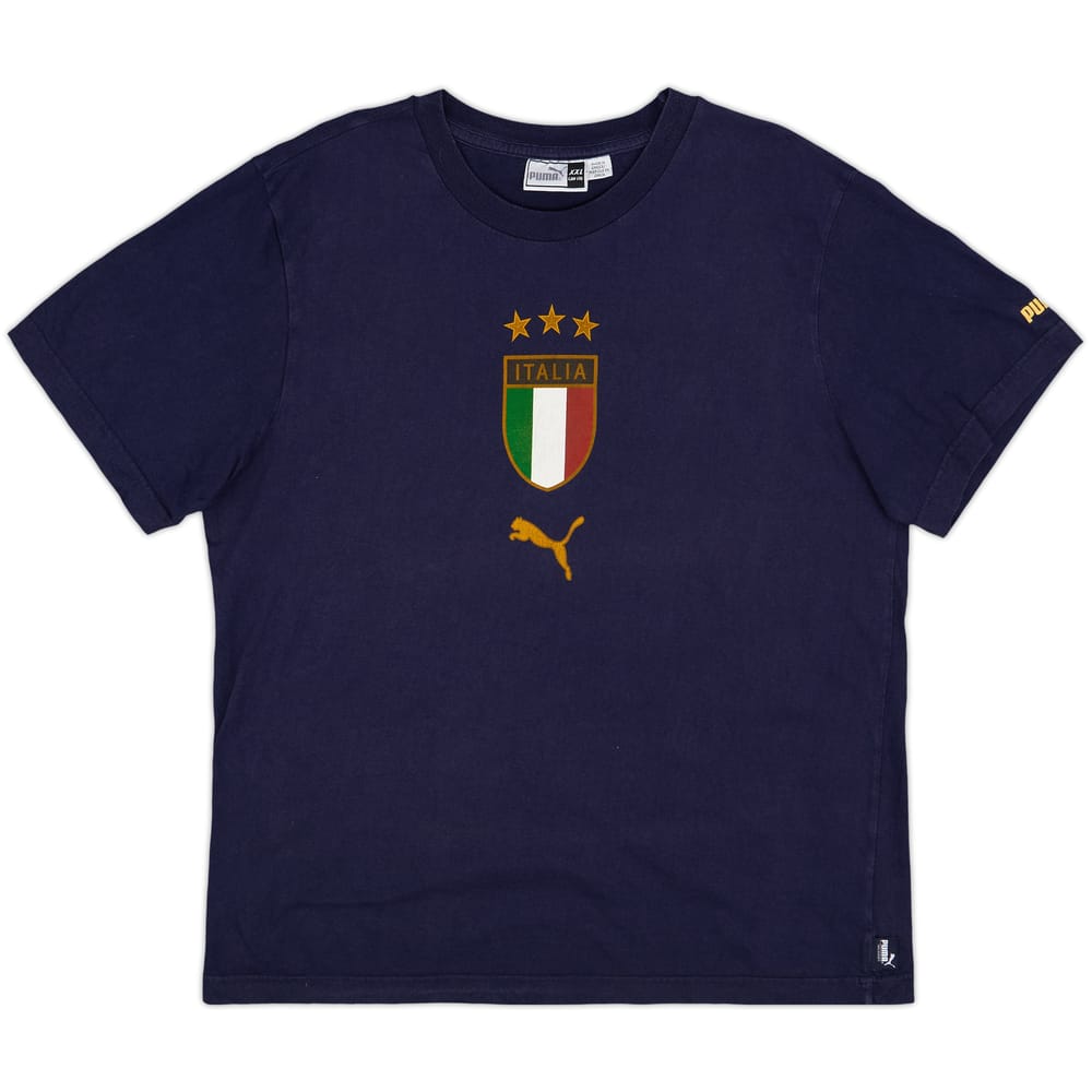 2004-05 Italy Puma Cotton Tee - 5/10 - (XXL)