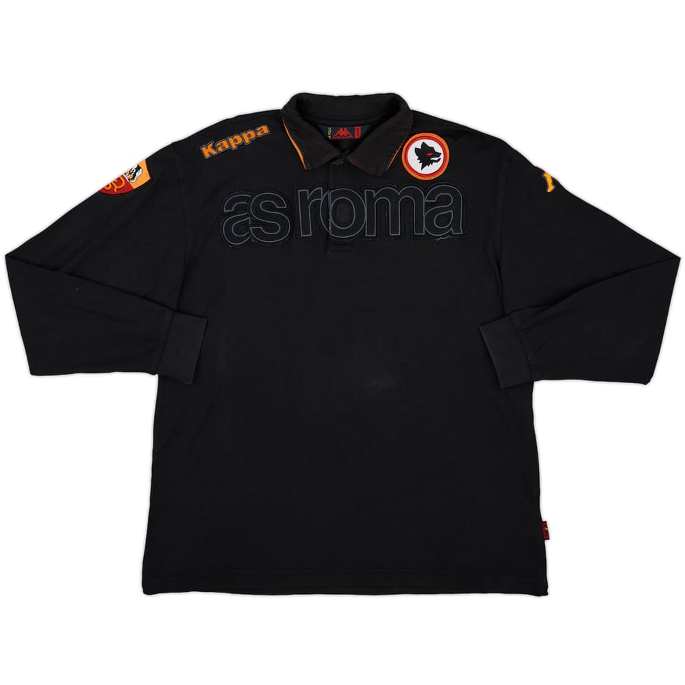 2009-10 Roma Kappa Polo L/S Shirt - 7/10 - (XL)