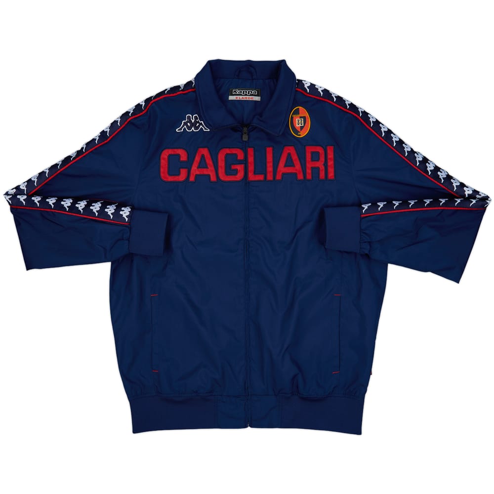 2011-12 Cagliari Kappa Track Jacket - 8/10 - (XL)