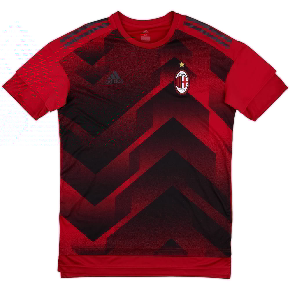2017-18 AC Milan adidas Training Shirt - 8/10 - (M)