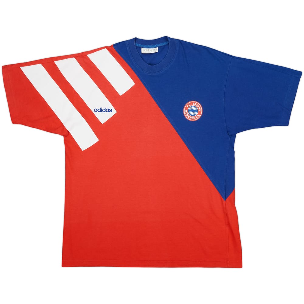 1991-92 Bayern Munich adidas Cotton T-Shirt - 7/10 - (S/M)