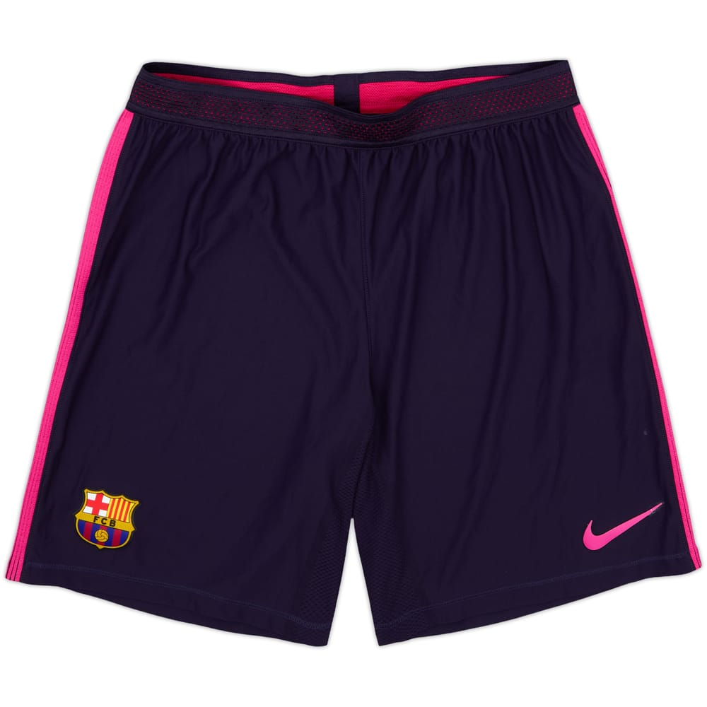2016-17 Barcelona Authentic Away Shorts - 4/10 - (M)