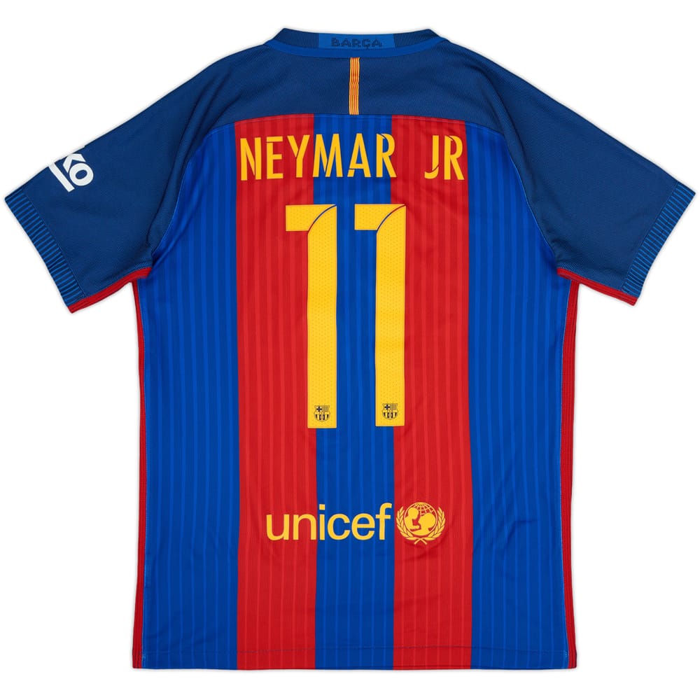 2016-17 Barcelona Authentic Home Shirt Neymar Jr #11 - 10/10 - (M)