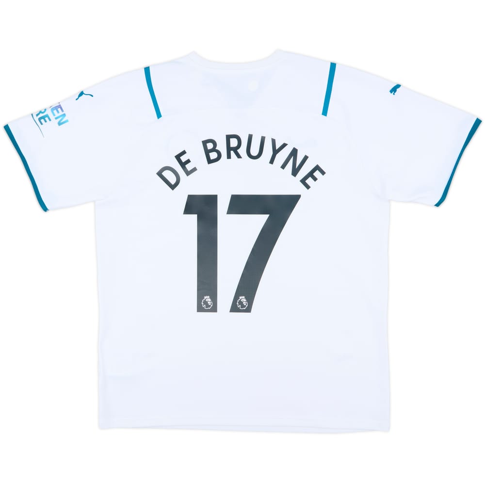 2021-22 Manchester City Away Shirt De Bruyne #17 - 10/10 - (L)