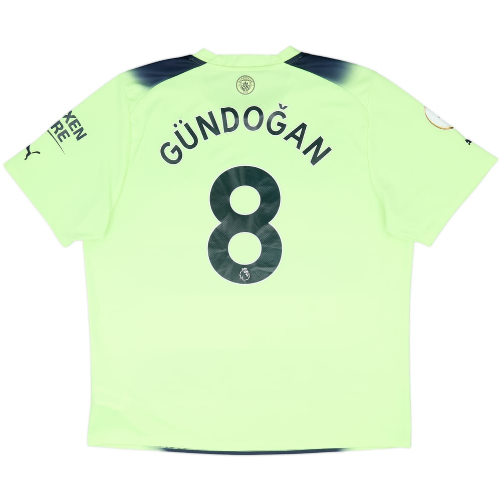 2022-23 Manchester City Third Shirt Gundogan #8 - 8/10 - (XXL)