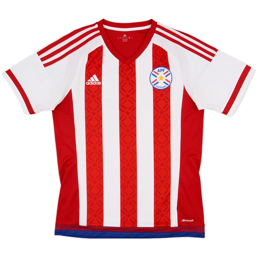 2015 Paraguay Copa America Home Shirt - 7/10 - (M)