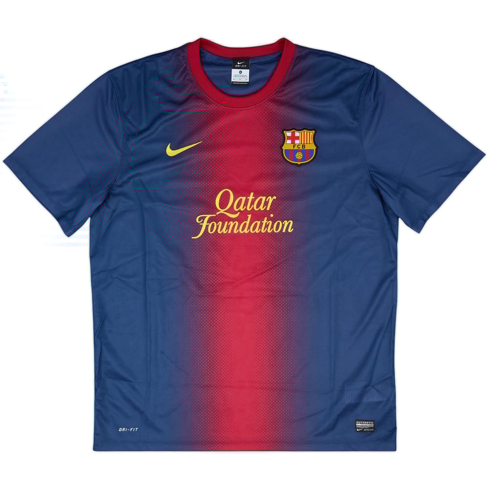 2012-13 Barcelona Basic Home Shirt - 9/10 - (XL)