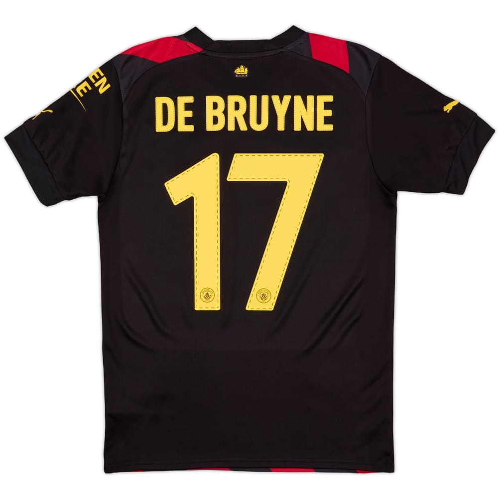 2022-23 Manchester City Away Shirt De Bruyne #17 - 9/10 - (S)