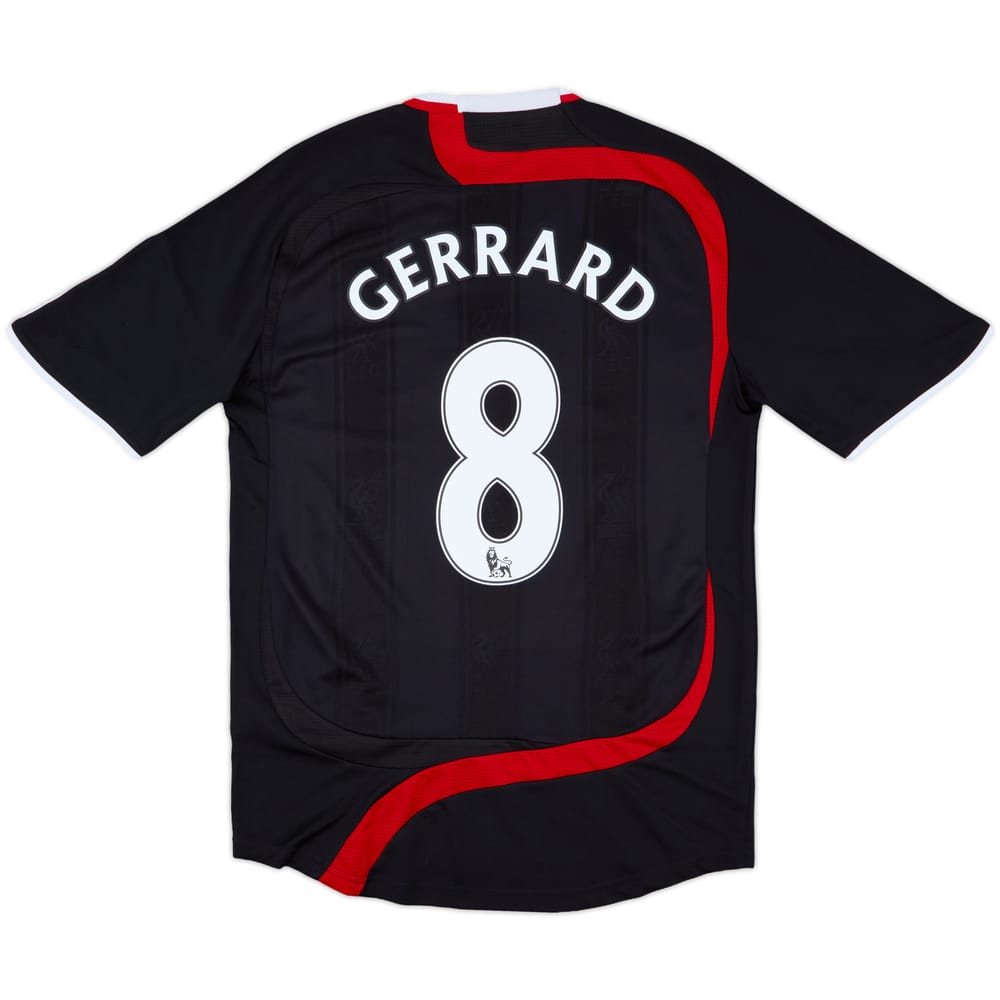 2007-08 Liverpool Third Shirt Gerrard #8 - 8/10 - (M)