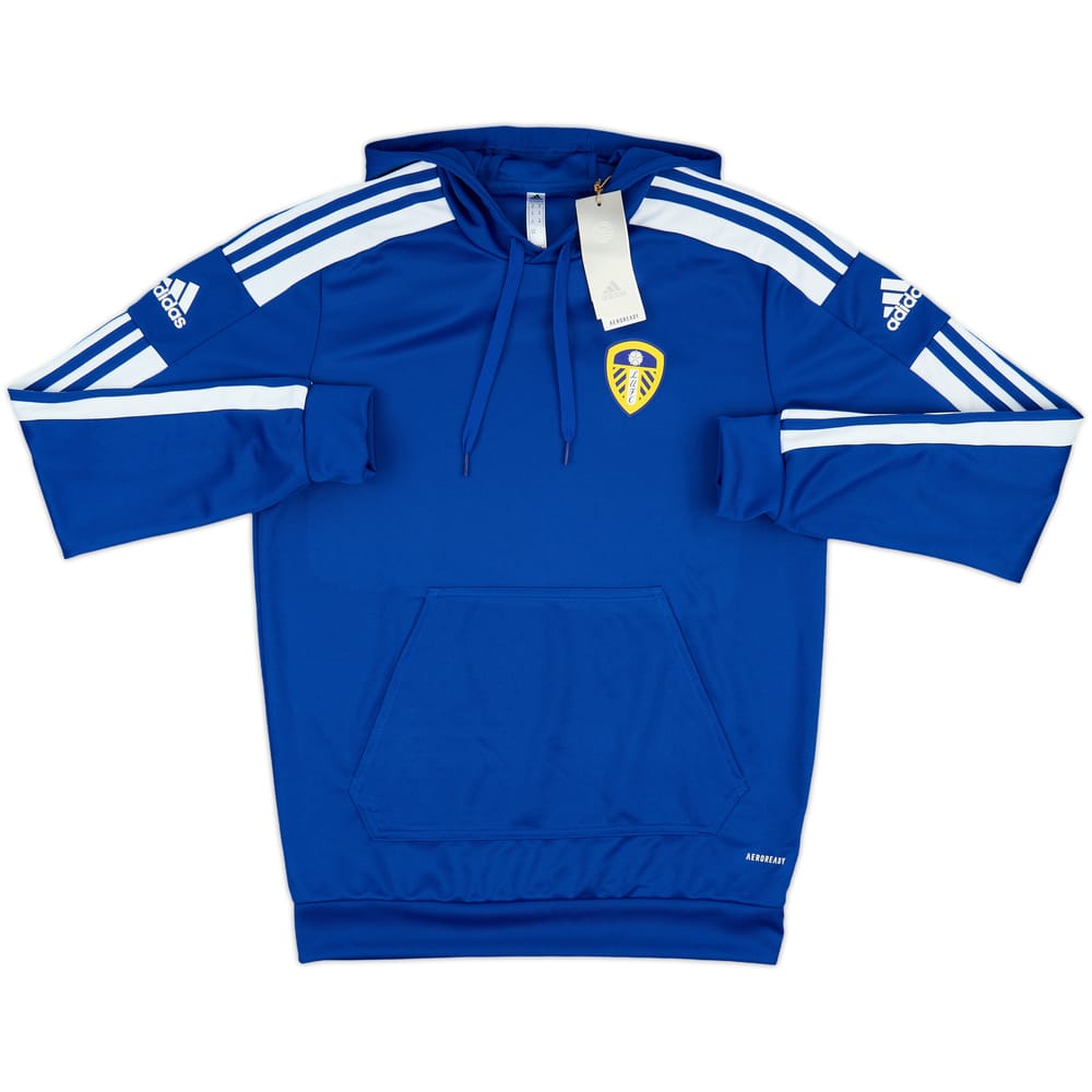 2022-23 Leeds United adidas Hooded Sweat Top (M)