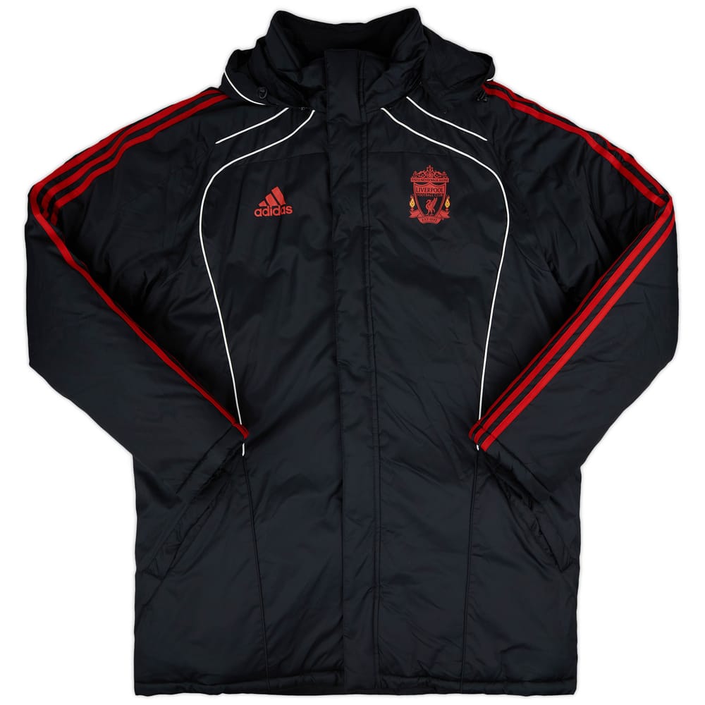2010-11 Liverpool adidas Padded Bench Coat - 7/10 - (L/XL)