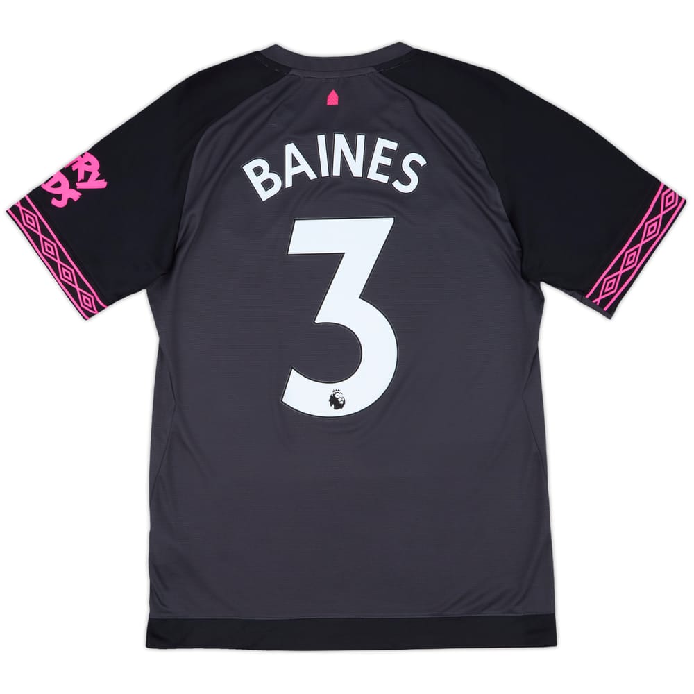 2018-19 Everton Away Shirt Baines #3 - 7/10 - (S)