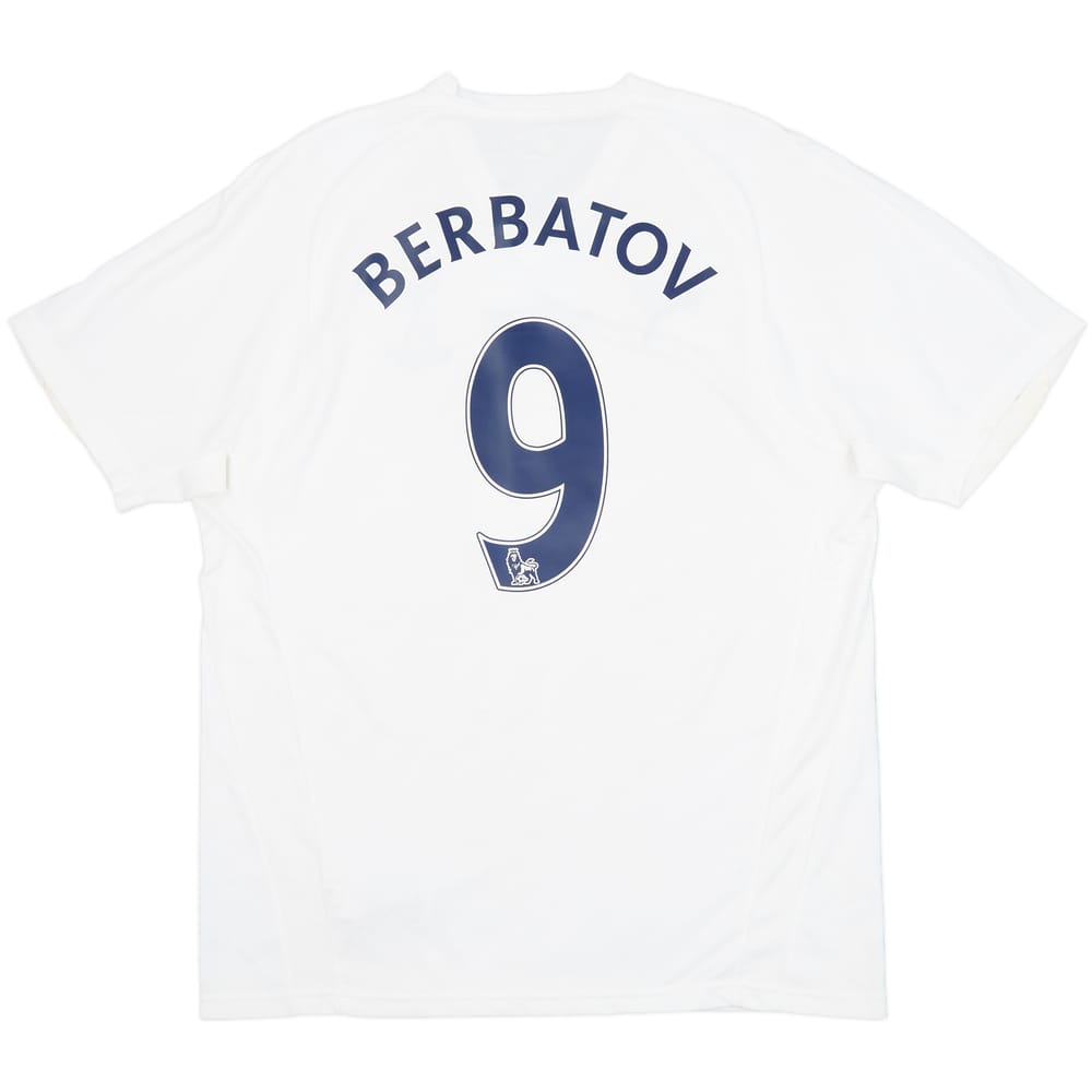 2007-08 Tottenham Home Shirt Berbatov #9 - 6/10 - (L)
