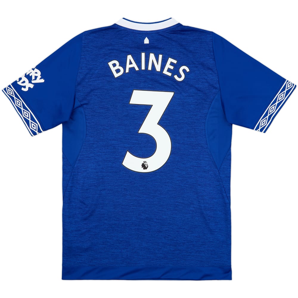 2018-19 Everton Home Shirt Baines #3 - 8/10 - (M)