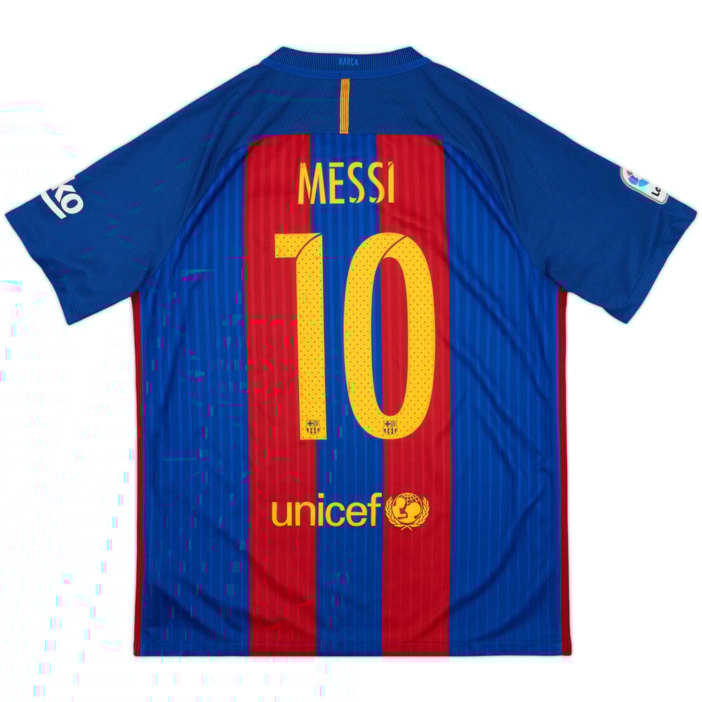 2016-17 Barcelona Home Shirt Messi #10 - 6/10 - (L)
