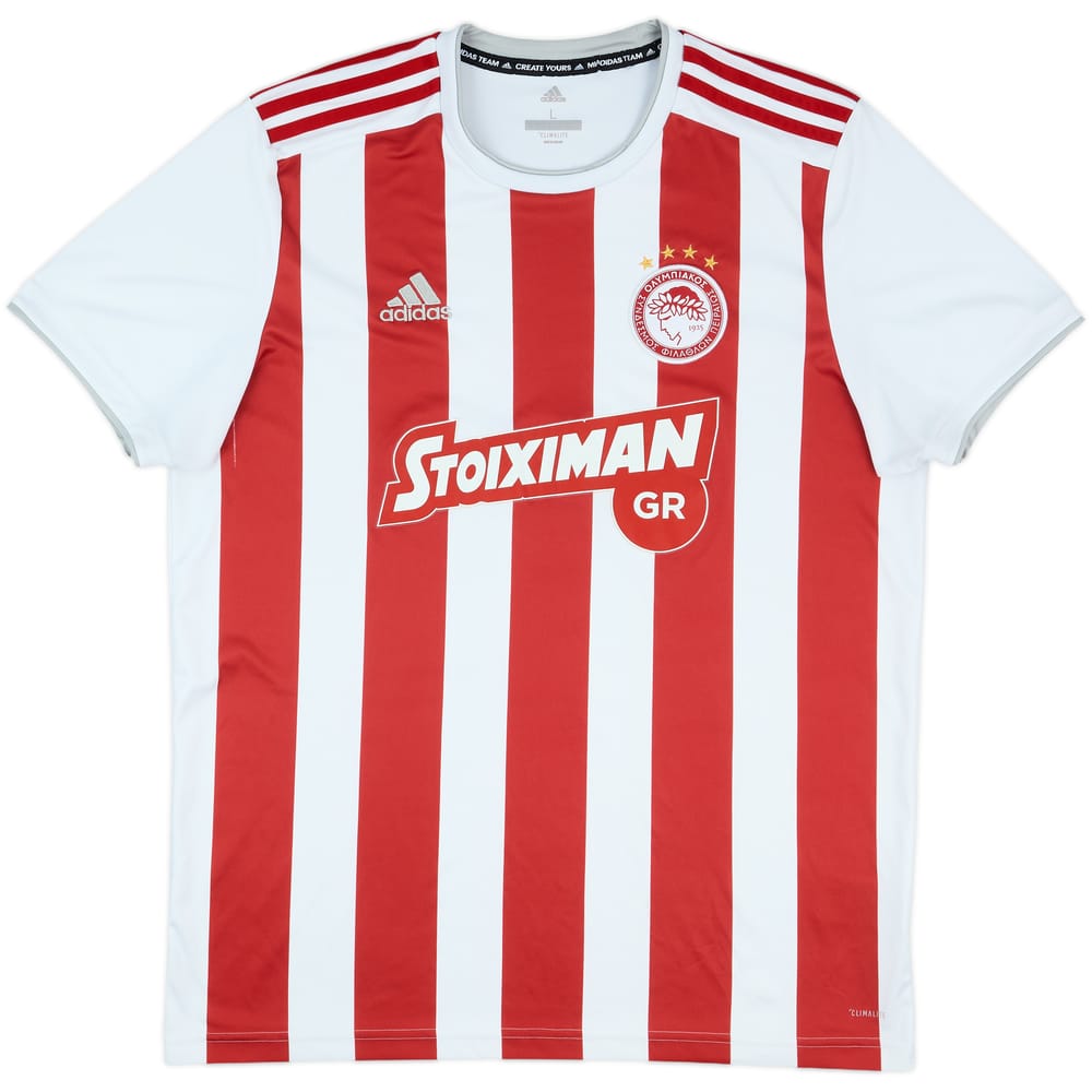 2019-20 Olympiakos Home Shirt - 8/10 - (L)