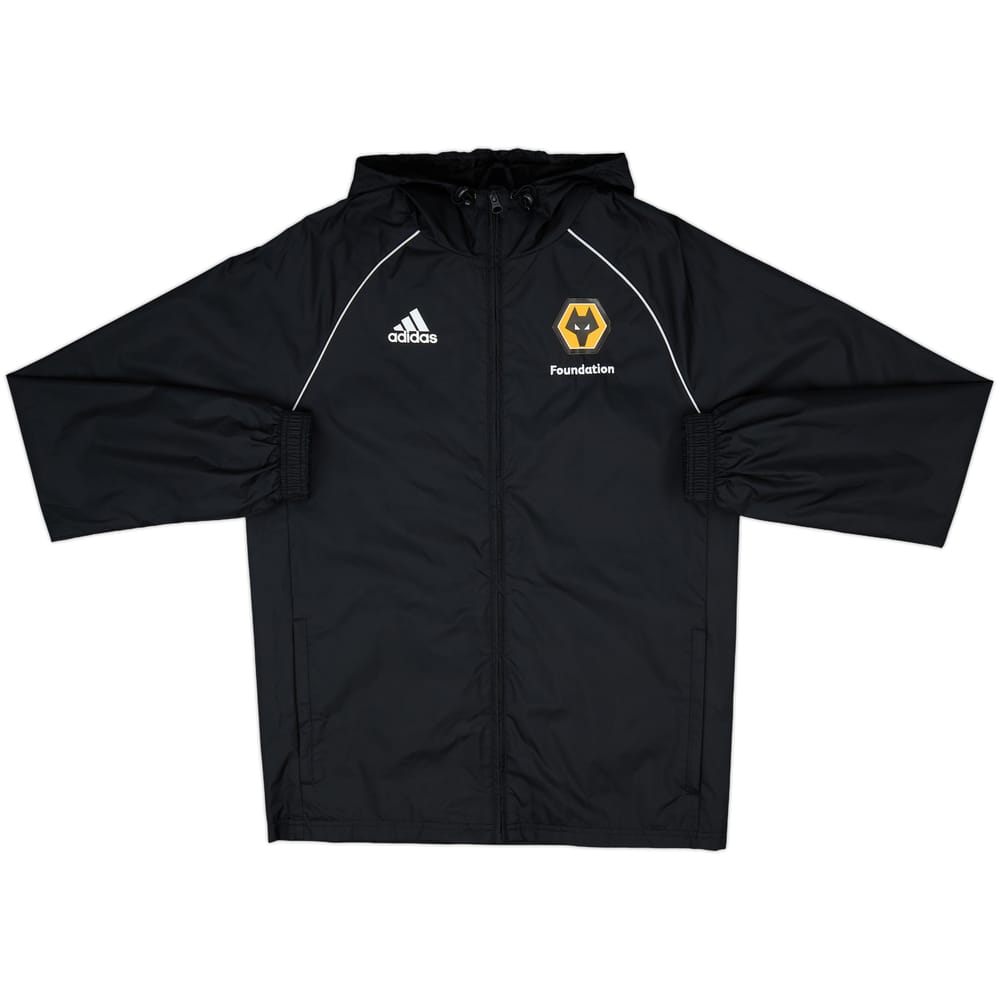 2018-19 Wolves Foundation adidas Hooded Rain Jacket - 8/10 - (S)