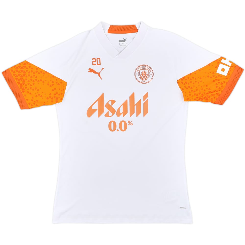 2023-24 Manchester City Player Issue Puma Training Shirt #20 (Silva) - 7/10 - (M)