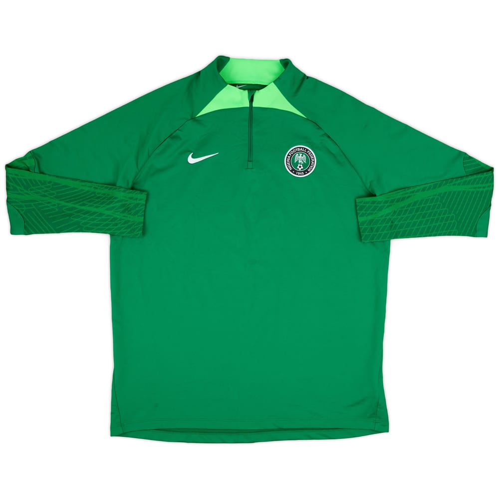 2022-23 Nigeria Nike 1/4 Zip Drill Top - 10/10 - (XL)