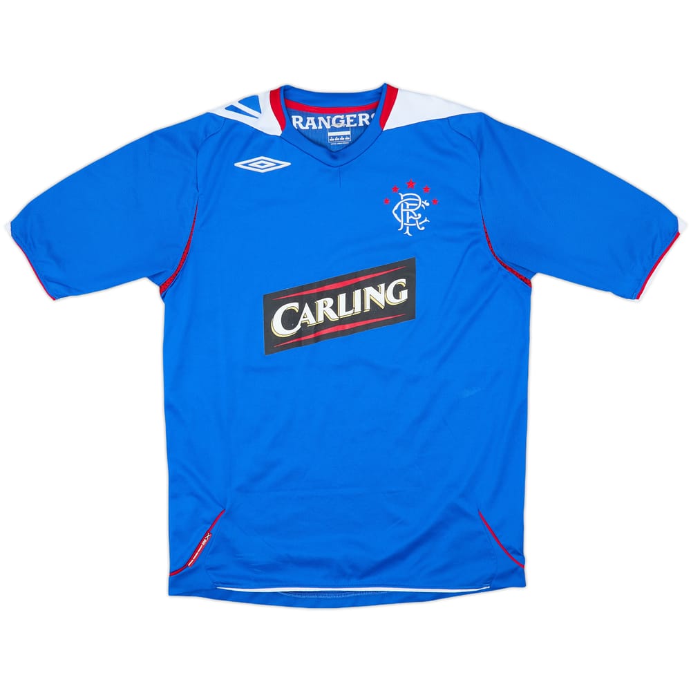 2006-07 Rangers Home Shirt - 6/10 - (M)