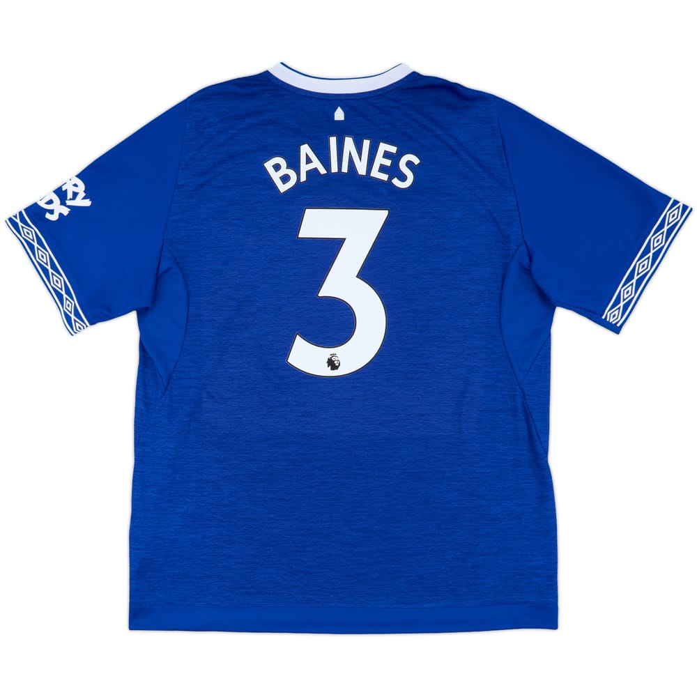 2018-19 Everton Home Shirt Baines #3 - 9/10 - (XXL)