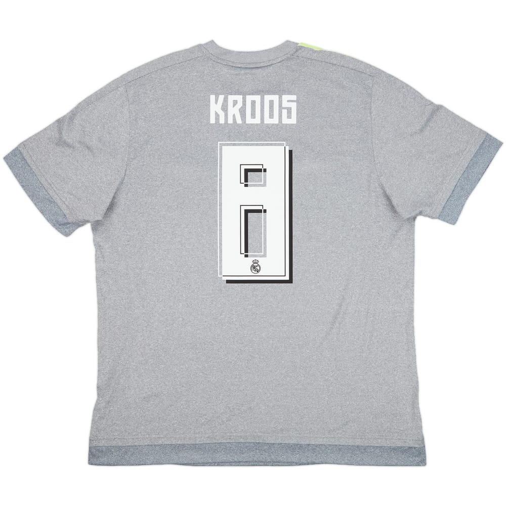 2015-16 Real Madrid Away Shirt Kroos #8 - 9/10 - (XL)