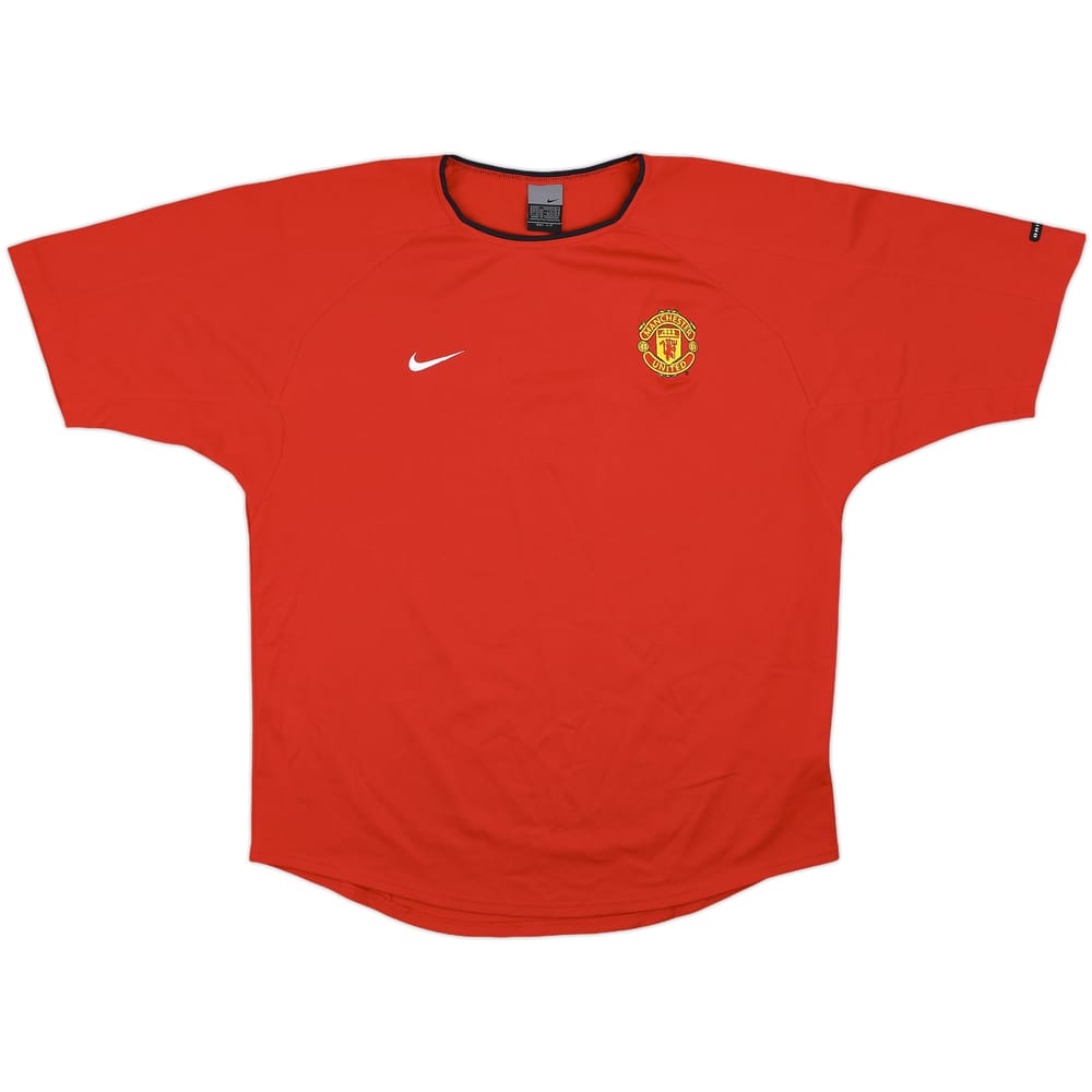 2002-03 Manchester United Nike Training Shirt - 10/10 - (L)
