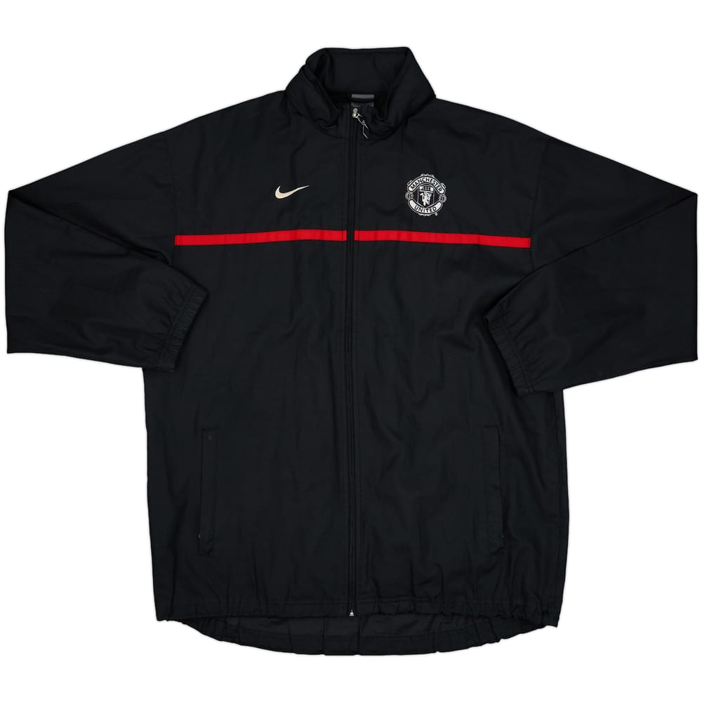 2003-04 Manchester United Nike Hooded Rain Jacket - 8/10 - (L)