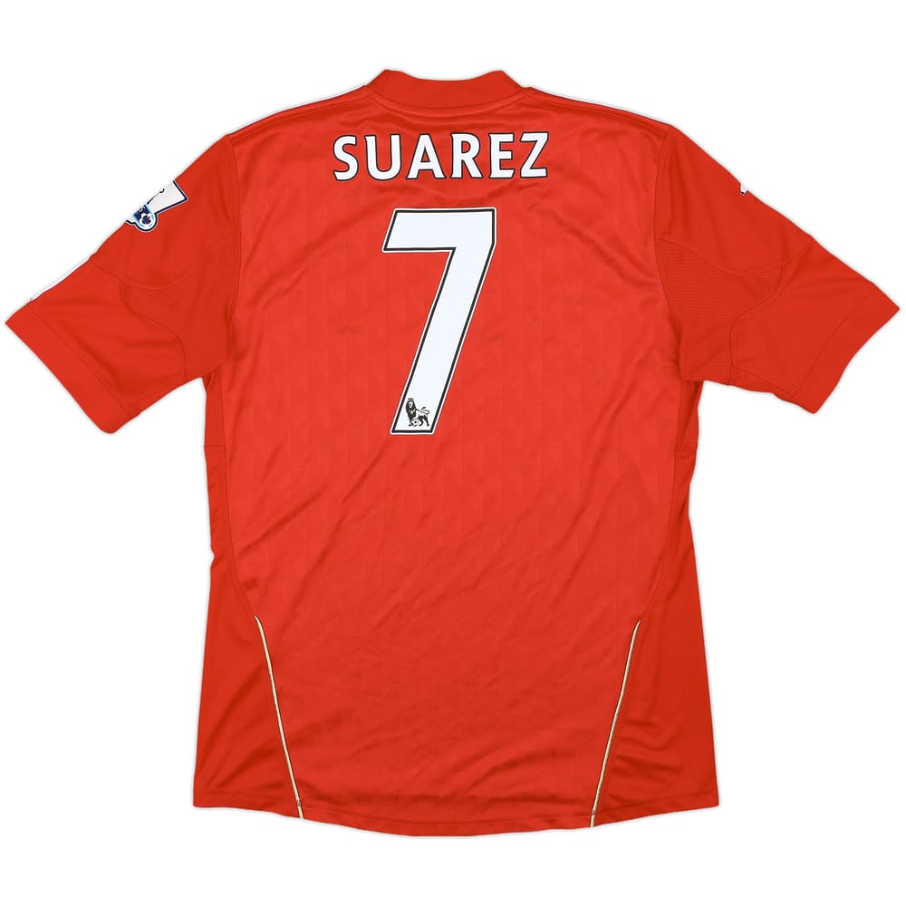 2010-12 Liverpool Home Shirt Suarez #7 - 5/10 - (L)