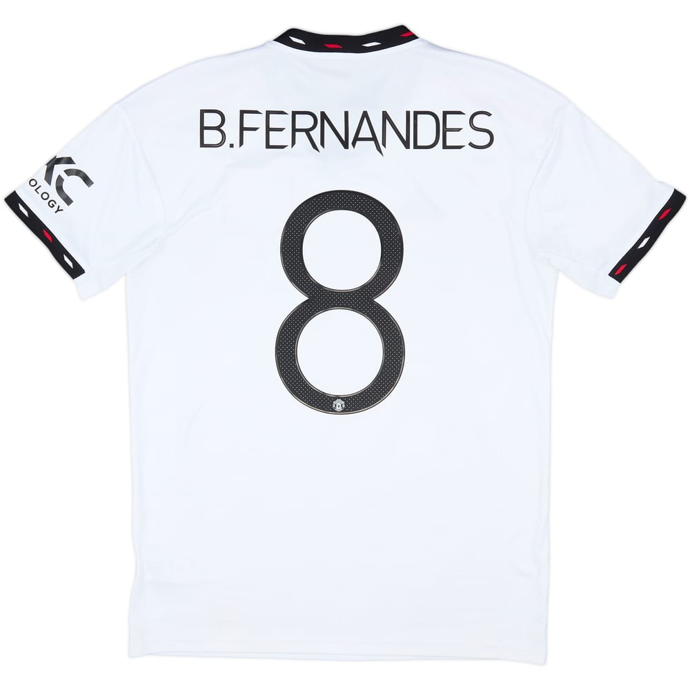 2022-23 Manchester United Away Shirt B.Fernandes #8 - 7/10 - (M)