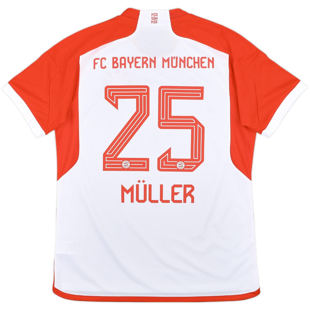 2023-24 Bayern Munich Home Shirt Muller #25 - 10/10 - (L)