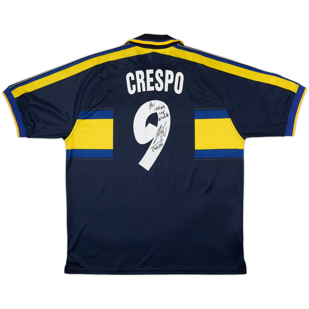 1999-00 Parma Signed Away Shirt Crespo #9 - 8/10 - (XL)