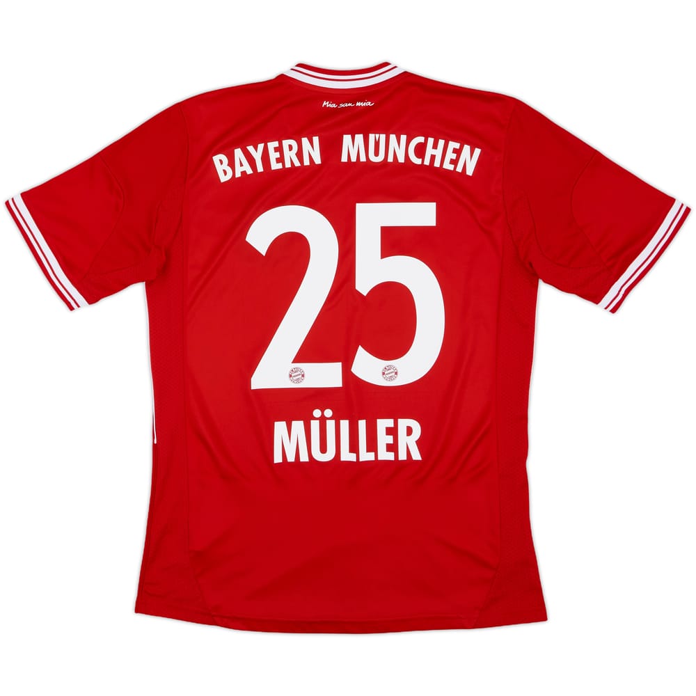 2013-14 Bayern Munich Home Shirt Muller #25 - 8/10 - (XL.Boys)