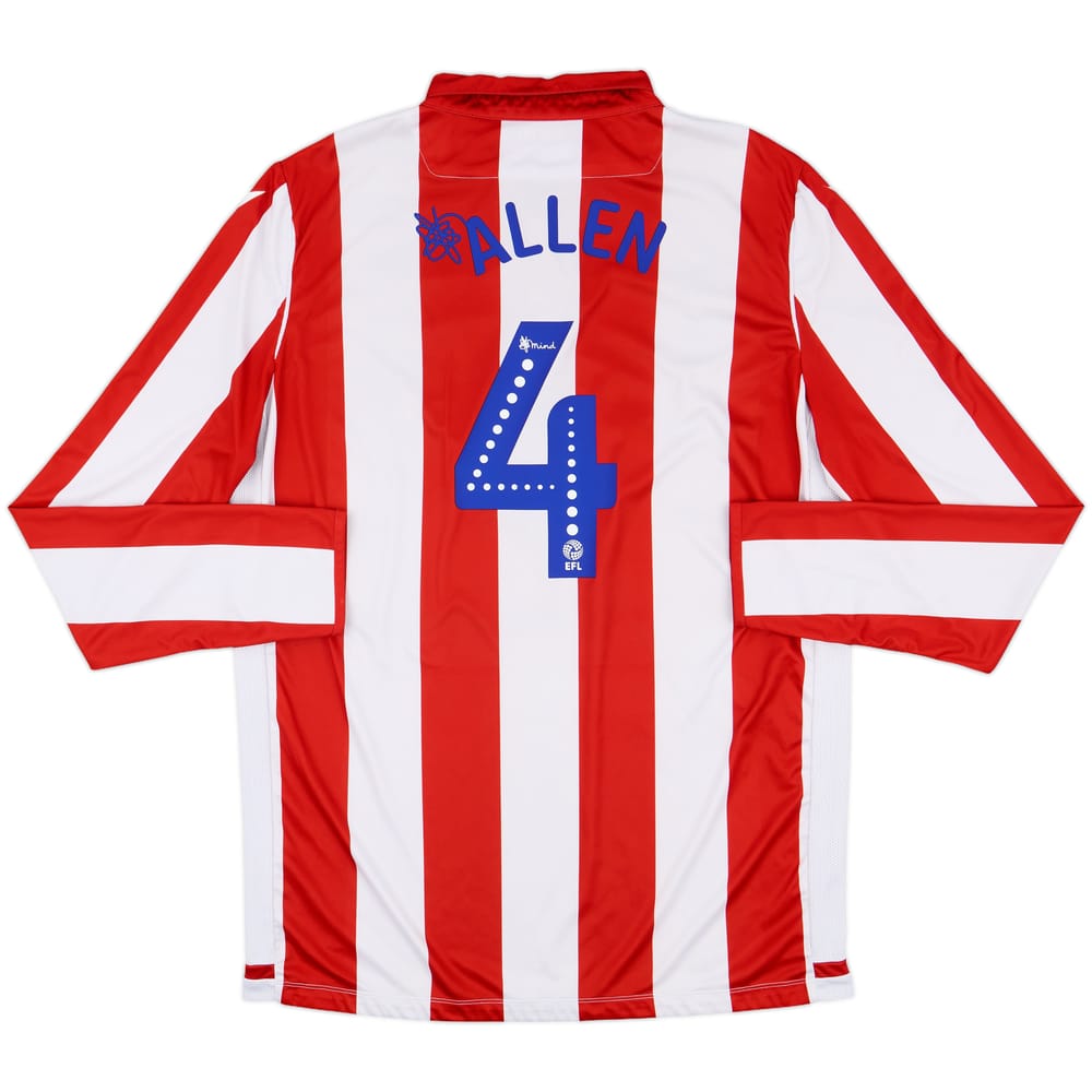 2019-20 Stoke City Home L/S Shirt Allen #4 - 6/10 - (3XL)