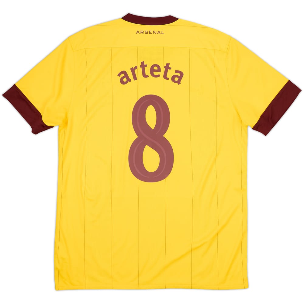 2010-13 Arsenal Away Shirt Arteta #8 - 9/10 - (L)
