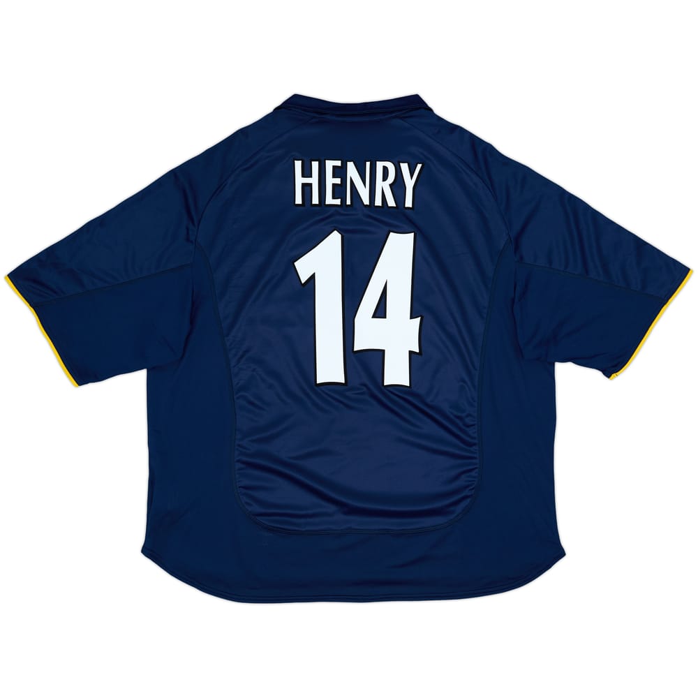 2000-02 Arsenal European Shirt Henry #14 - 8/10 - (XXL)