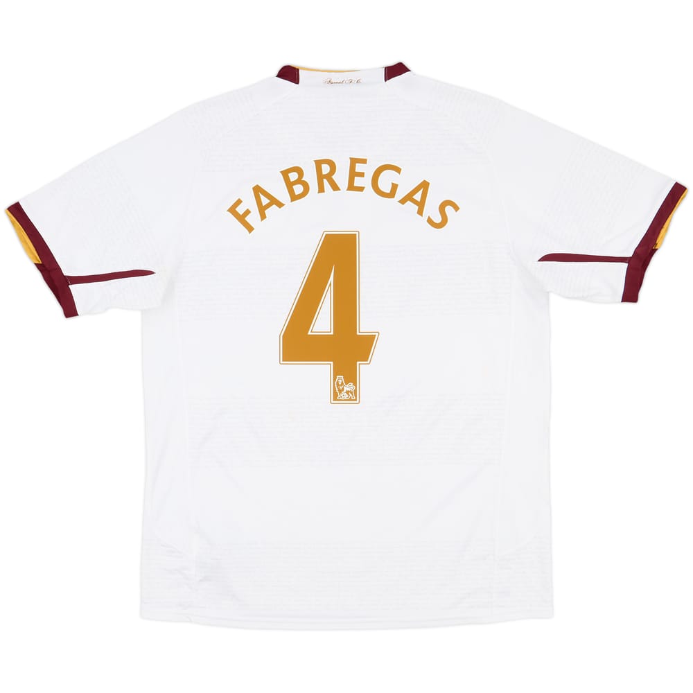 2007-08 Arsenal Away Shirt Fabregas #4 - 5/10 - (M)
