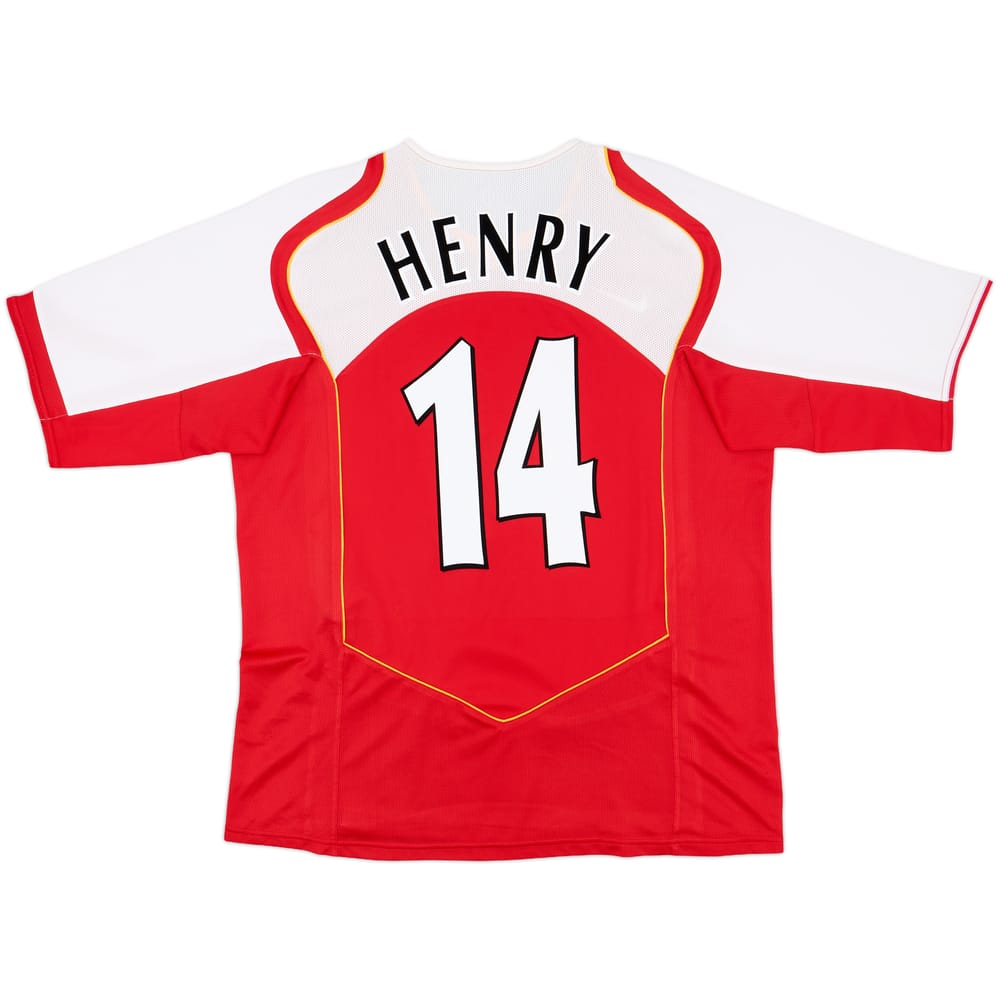 2004-05 Arsenal Home Shirt Henry #14 - 8/10 - (XL)